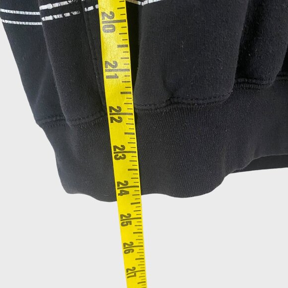 Disney Micky Mouse Ears Hoodie Sweatshirt Men's Small Black Graphic Long-Sleeve - Picture 13 of 13